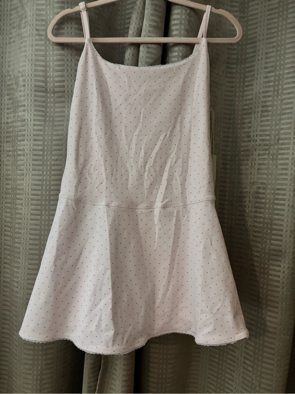 Altar’d State As Revival Pink Polka Dot Active Dress L NWT